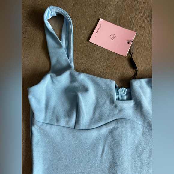 Hello Molly Light Blue Mini Dress large - Picture 4 of 7